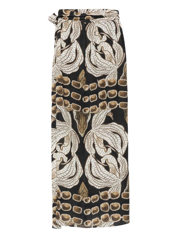 Browns Maison La Plage Eva Midi Wrap Skirt | Browns Beach Cover-Ups