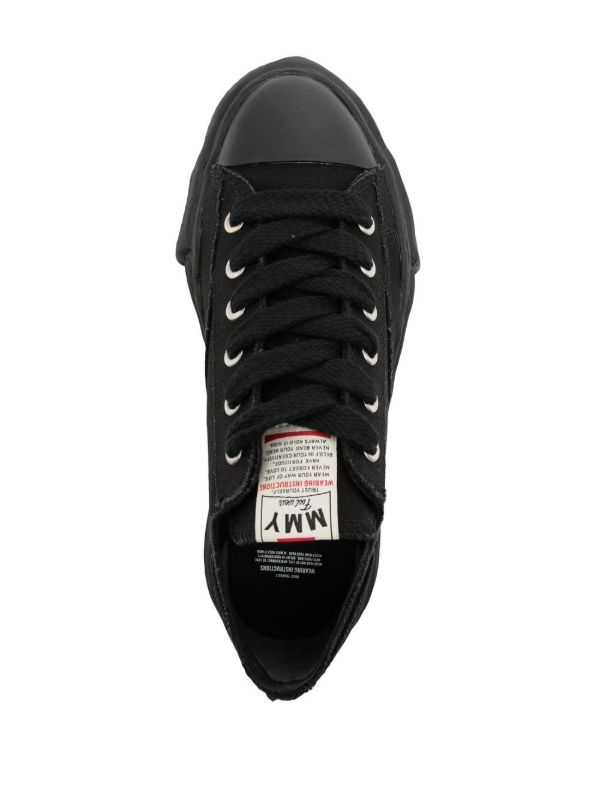 Browns Maison MIHARA YASUHIRO Black Peterson23 Canvas Sneakers | Browns Low-Tops