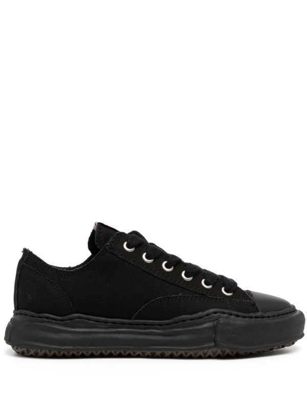 browns Maison MIHARA YASUHIRO black Peterson23 Canvas Sneakers | Browns Low-Tops