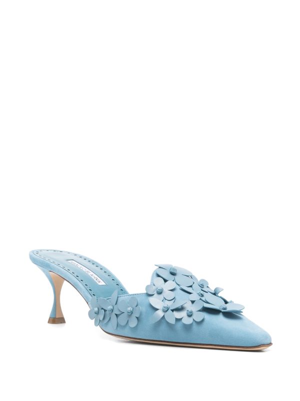 Browns Manolo Blahnik 50mm Harnes Mules | Browns Mules