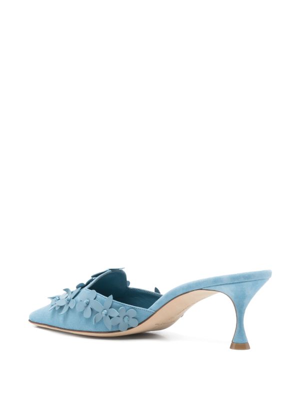 Browns Manolo Blahnik 50mm Harnes Mules | Browns Mules