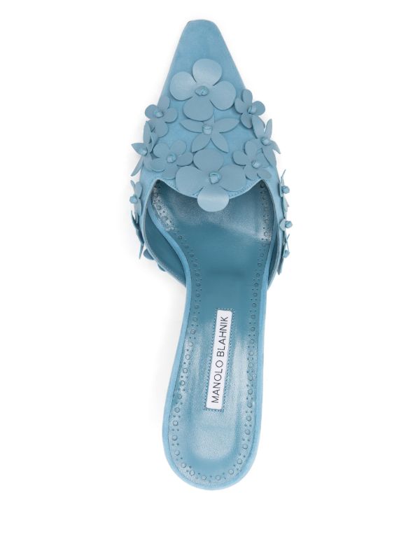 Browns Manolo Blahnik 50mm Harnes Mules | Browns Mules
