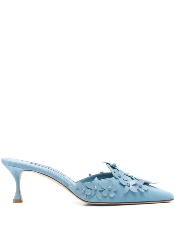 browns Manolo Blahnik 50mm Harnes mules | Browns Mules