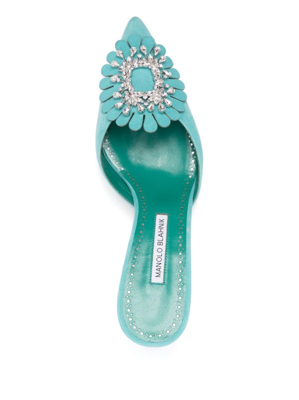 Browns Manolo Blahnik 50mm Shogmu Mules | Browns Mules
