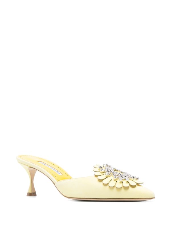 Browns Manolo Blahnik 50mm Shogmu Mules | Browns Mules