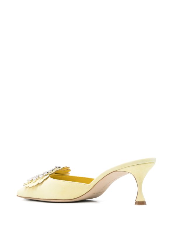 Browns Manolo Blahnik 50mm Shogmu Mules | Browns Mules