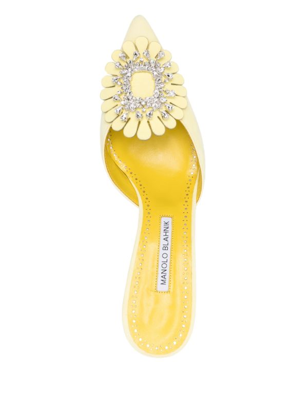 Browns Manolo Blahnik 50mm Shogmu Mules | Browns Mules