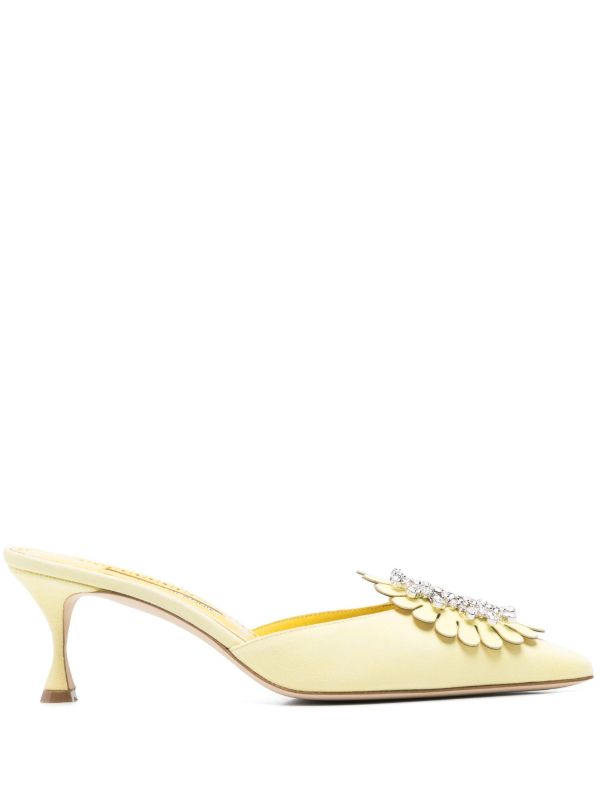 browns Manolo Blahnik 50mm Shogmu mules | Browns Mules