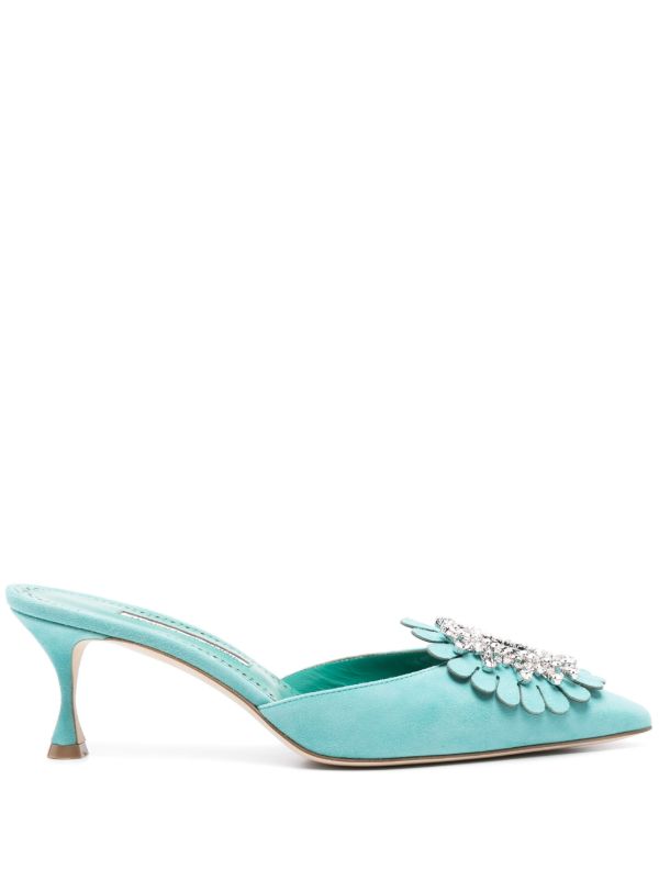 browns Manolo Blahnik 50mm Shogmu mules | Browns Mules