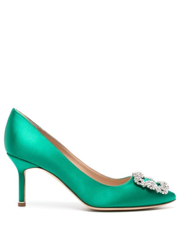 browns Manolo Blahnik 70mm Hangisi Pumps | Browns Pumps