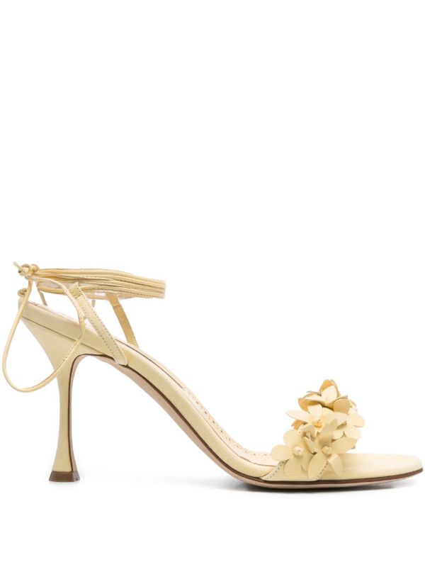 browns Manolo Blahnik 90mm Anista heeled sandals | Browns Sandals