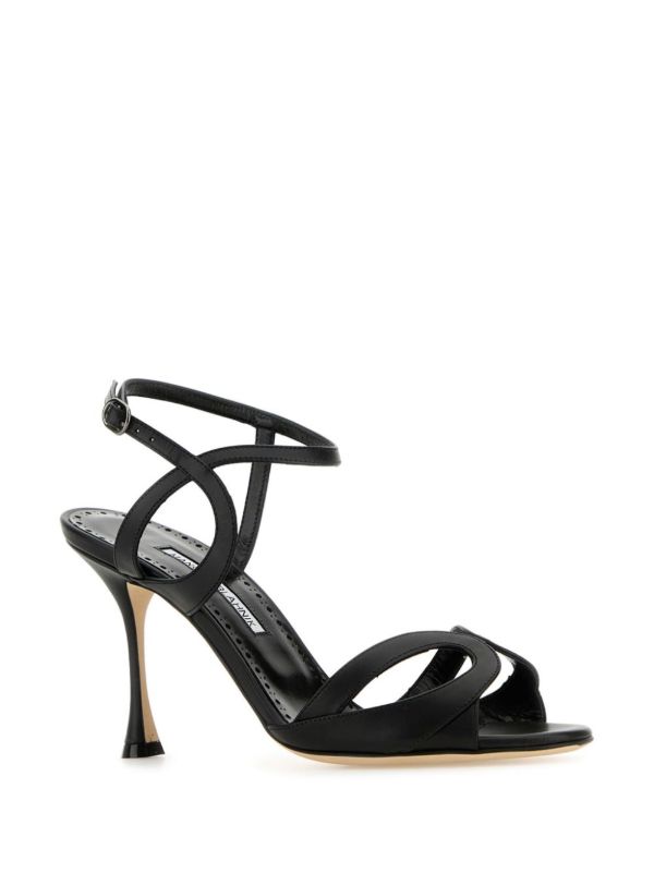 Browns Manolo Blahnik 90mm Elfajrsan Sandals | Browns Pumps