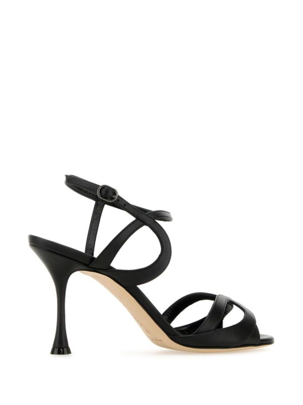 Browns Manolo Blahnik 90mm Elfajrsan Sandals | Browns Pumps