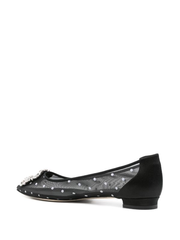 Browns Manolo Blahnik Hangisi Ballet Flats | Browns Ballerina Shoes