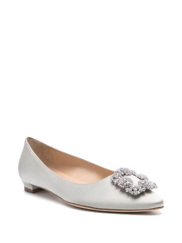 Browns Manolo Blahnik Hangisi Ballet Flats | Browns Ballerina Shoes