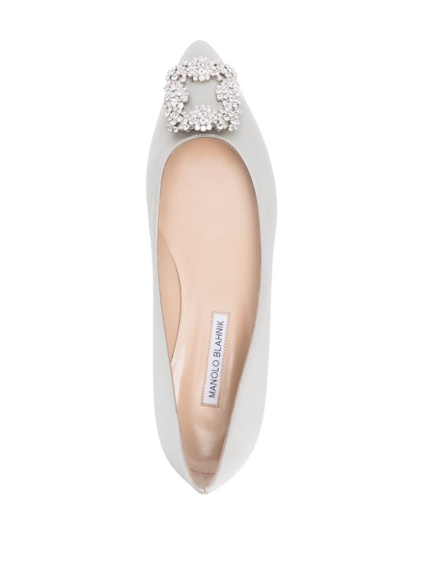 Browns Manolo Blahnik Hangisi Ballet Flats | Browns Ballerina Shoes