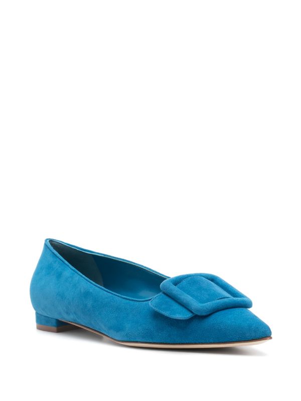 Browns Manolo Blahnik Maysale Ballet Flats | Browns Ballerina Shoes