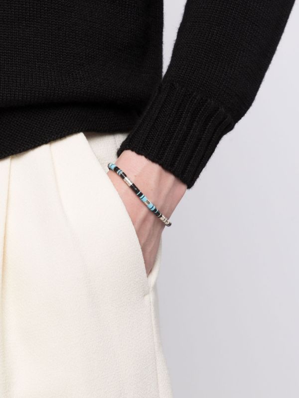Browns MAOR 18K White Gold Beaded Bracelet | Browns Bracelets