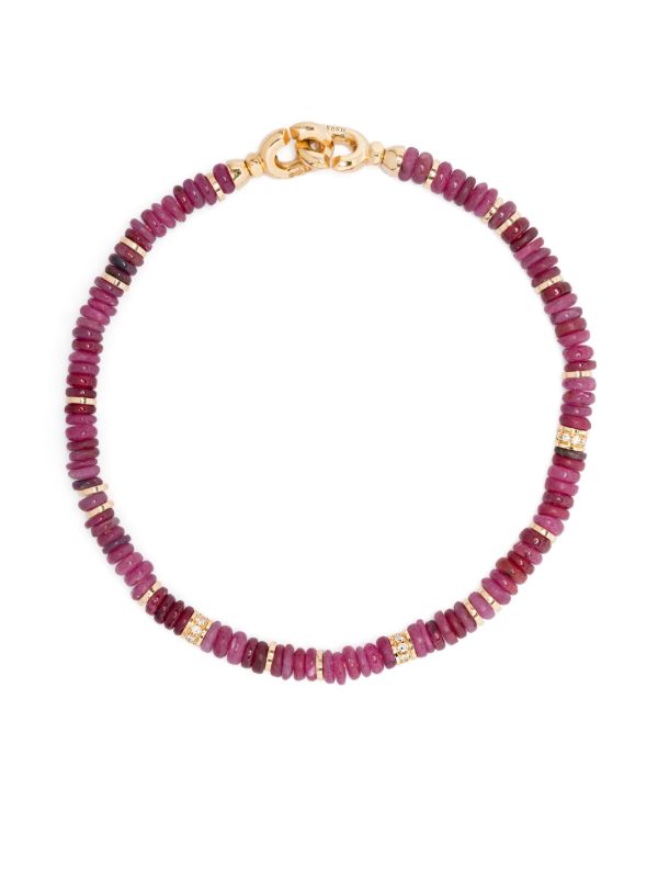 browns MAOR 18K Yellow Gold Beaded Bracelet | Browns Bracelets