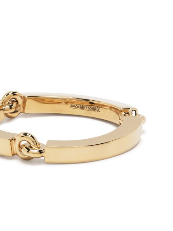 Browns MAOR 18K Yellow Gold Caleum Link Band Ring | Browns Rings