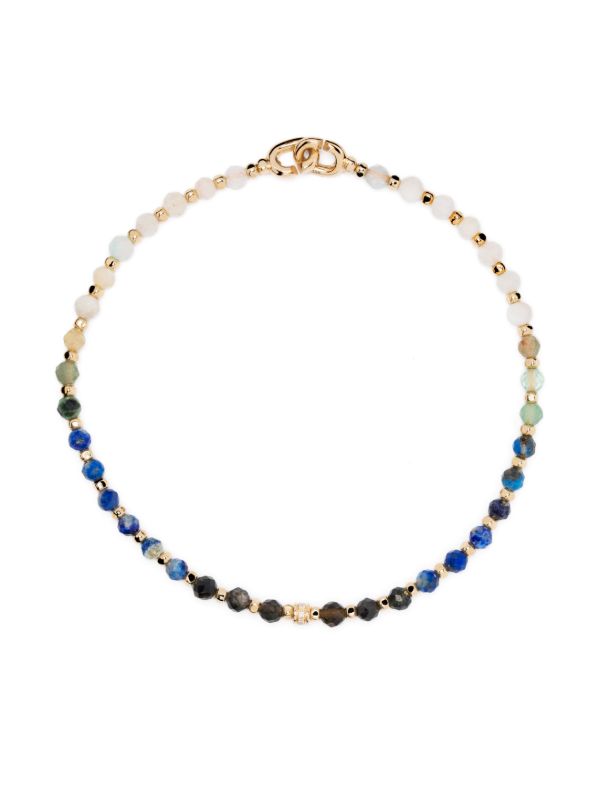 browns MAOR 18K yellow gold crystal and diamond bracelet | Browns Bracelets