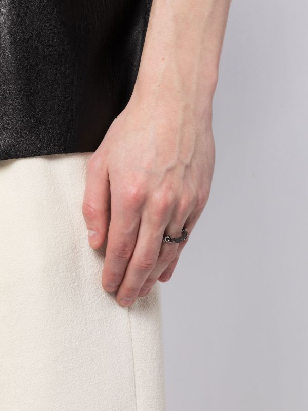 Browns MAOR Black Solstice Diamond Band Ring | Browns Rings