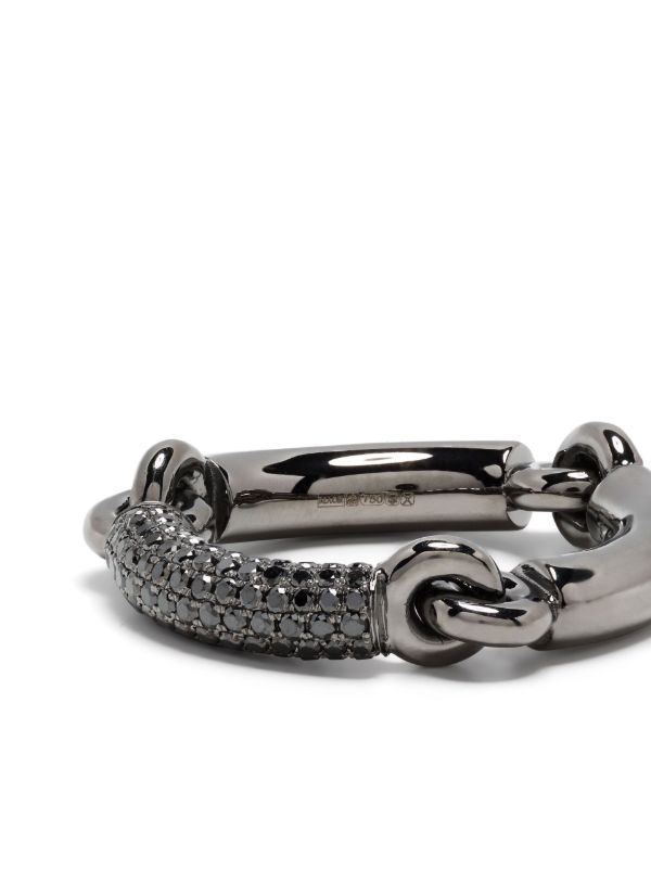 Browns MAOR Black Solstice Diamond Band Ring | Browns Rings