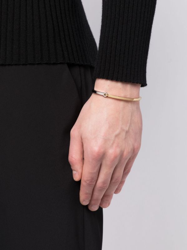 Browns MAOR Gold Mixed Metal Bracelet | Browns Bracelets