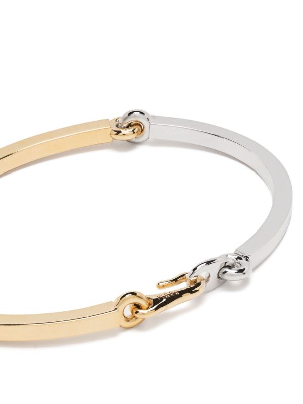 Browns MAOR Gold Mixed Metal Bracelet | Browns Bracelets