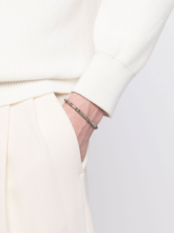 Browns MAOR Silver-Tone Tucson Beaded Bracelet | Browns Bracelets