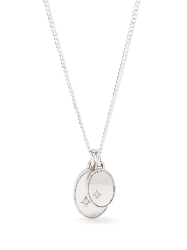 browns MAOR sterling silver Gudo diamond necklace | Browns Necklaces