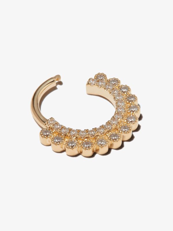 Browns MARIA TASH 14K Yellow Gold Apsara Cubic Zirconia Earring | Browns Fine Earrings