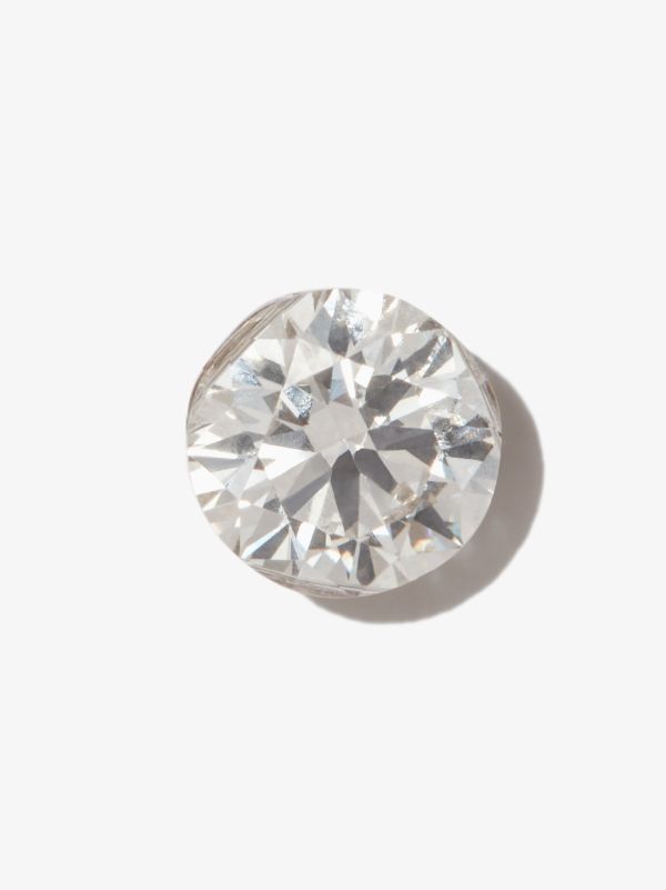 browns MARIA TASH 18K White Gold Invisible Set Diamond Earring | Browns Fine Earrings