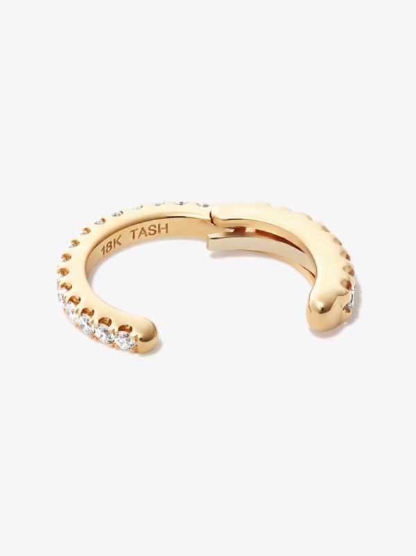 Browns MARIA TASH 18K Yellow Gold Eternity Diamond Ear Cuff | Browns Fine Earrings