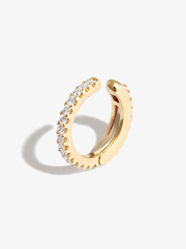 Browns MARIA TASH 18K Yellow Gold Eternity Diamond Ear Cuff | Browns Fine Earrings