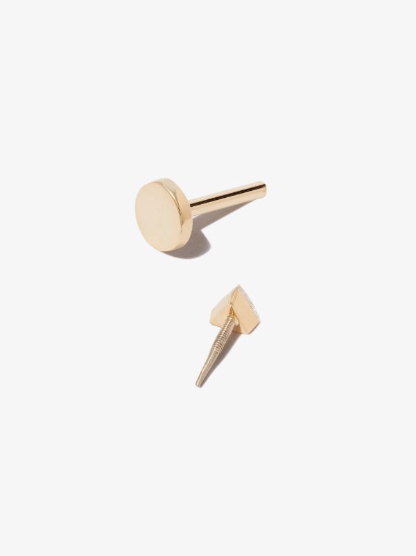 Browns MARIA TASH 18K Yellow Gold Triangle Diamond Earring | Browns Fine Earrings