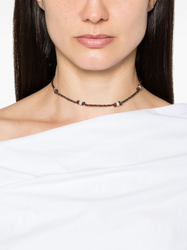 Browns Marie Lichtenberg 14K Yellow Gold Mauli Necklace | Browns Fine Necklaces
