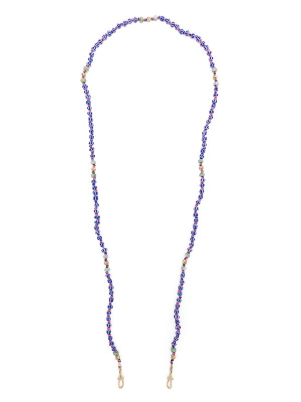 browns Marie Lichtenberg 9K Yellow Gold Mauli Beaded Necklace | Browns Fine Necklaces