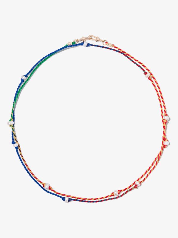 Browns Marie Lichtenberg 9K Yellow Gold Mauli Double Strand Necklace | Browns Fine Necklaces