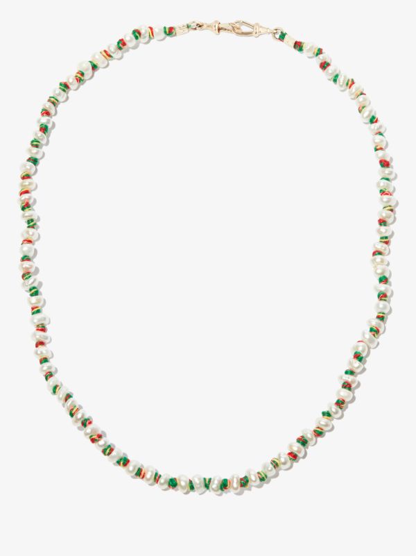 Browns Marie Lichtenberg 9K Yellow Gold Mauli Pearl Necklace | Browns Fine Necklaces
