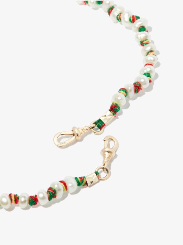 Browns Marie Lichtenberg 9K Yellow Gold Mauli Pearl Necklace | Browns Fine Necklaces