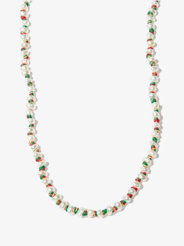 browns Marie Lichtenberg 9K Yellow Gold Mauli Pearl Necklace | Browns Fine Necklaces