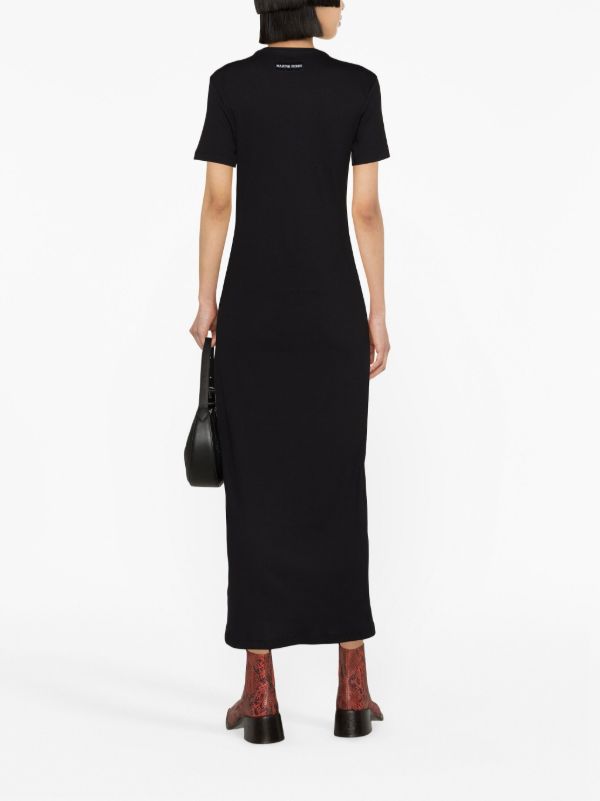 Browns Marine Serre Black Crescent Moon Organic Cotton Dress | Browns Day Dresses