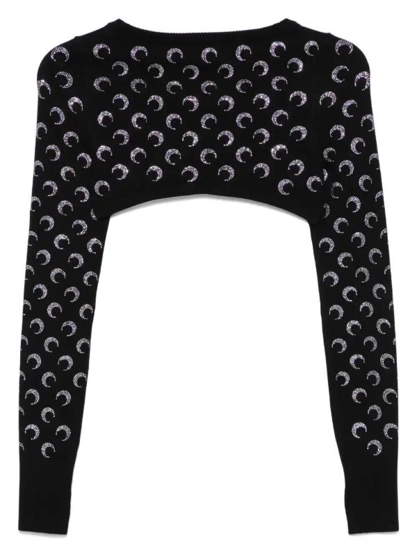 Browns Marine Serre Black Crescent Moon Sweater | Browns Knitted Sweaters