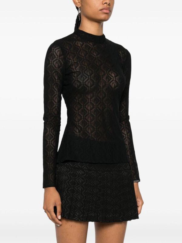 Browns Marine Serre Black Moon Diamond Top | Browns T-Shirts & Jersey Shirts