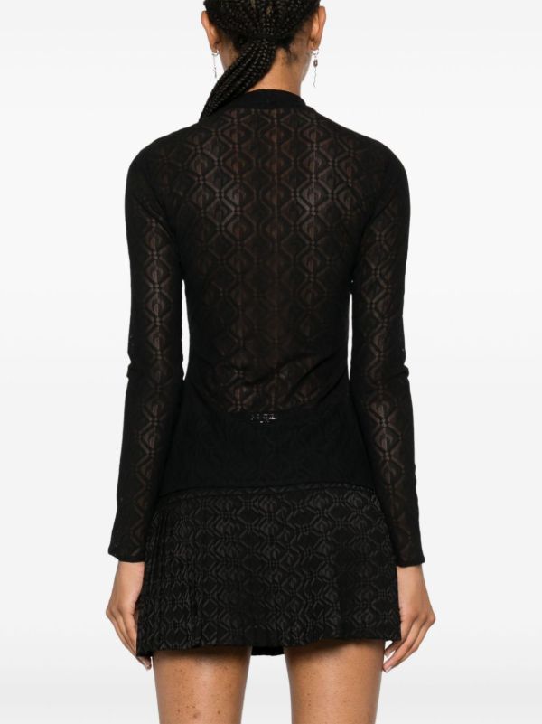 Browns Marine Serre Black Moon Diamond Top | Browns T-Shirts & Jersey Shirts