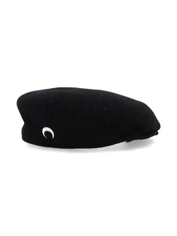 Browns Marine Serre Crescent Moon-embroidered Beret | Browns Hats