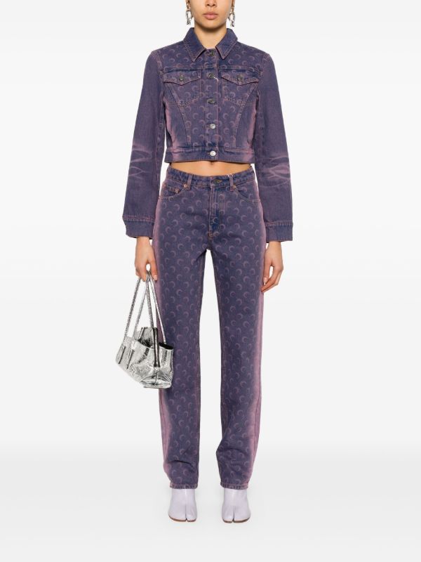 Browns Marine Serre Moon Laser Jeans | Browns Straight-Leg Jeans