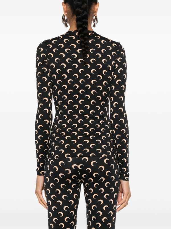 Browns Marine Serre Moon-Print Jersey T-Shirt | Browns T-Shirts & Jersey Shirts