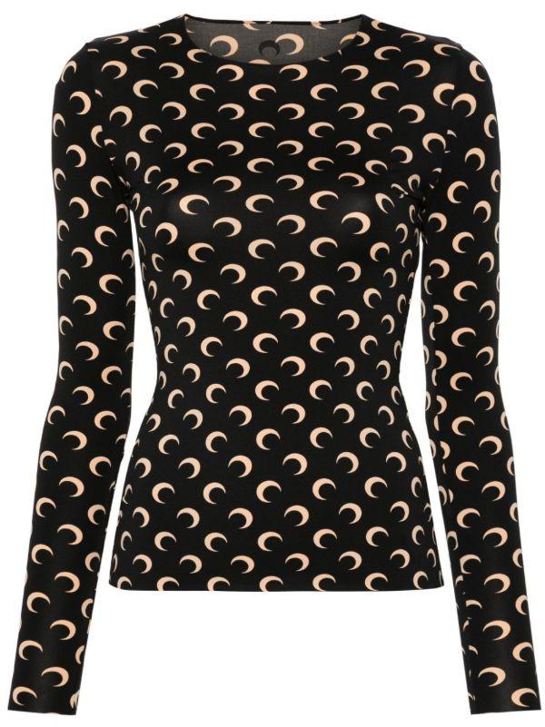 browns Marine Serre Moon-Print Jersey T-Shirt | Browns T-Shirts & Jersey Shirts